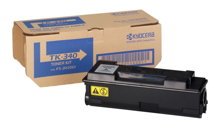 Kyocera Original Toner TK-340 schwarz (1T02J00EU0) für 12.000 Seiten