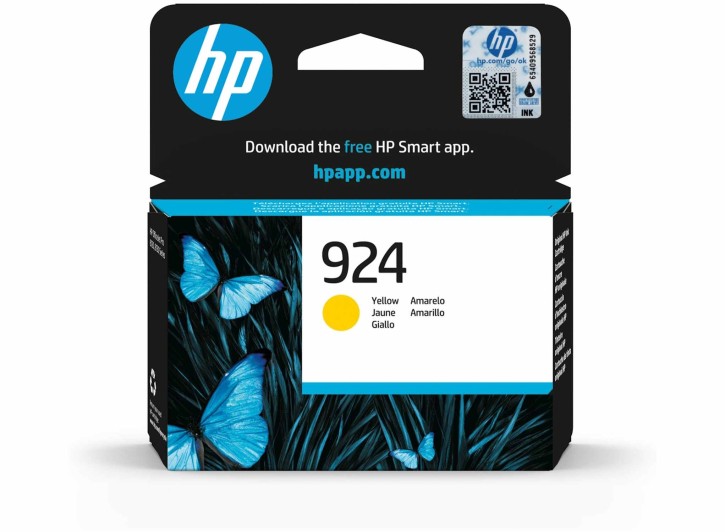 HP Original Tintenpatrone 924 - gelb - 400 Seiten (4K0U5NE)