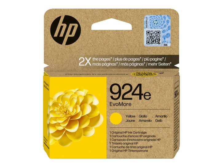 HP Original Tintenpatrone 924e EvoMore - gelb - 800 Seiten (4K0U9NE)