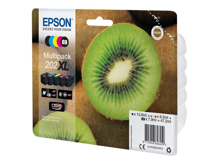 Epson Original Tintenpatrone 202XL Multipack 5-farbig (C13T02G74010)