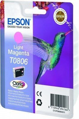 Epson Original Tintenpatrone T0806 light magenta (C13T08064011)