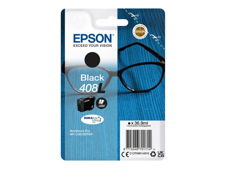 Epson Original Tintenpatrone 408L - schwarz - 2.200 Seiten (C13T09K14010)