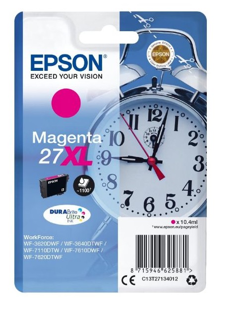 Epson Original Tintenpatrone 27XL magenta (C13T27134012) 1.100 Seiten