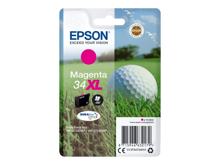 Epson Original Tintenpatrone 34XL Magenta (C13T34734010)