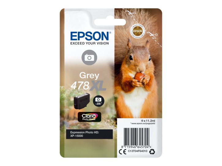 Epson Tinte Grau 478XL Eichhörnchen