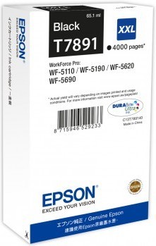 Epson Original Tintenpatrone T7891 schwarz (C13T789140) 4.000 Seiten