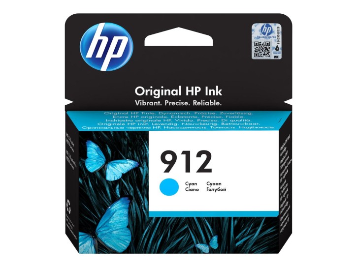 HP 912 Cyan Original Druckerpatrone (3YL77AE)