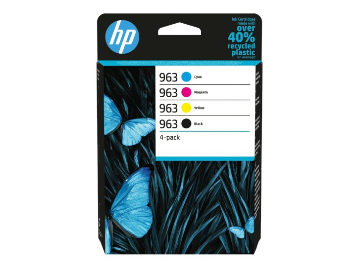 HP 963 - 4er-Pack - Schwarz, Gelb, Cyan, Magenta (6ZC70AE)