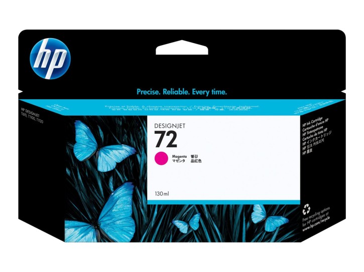 HP Original Tintenpatrone 72 magenta (C9372A) mit 130ml
