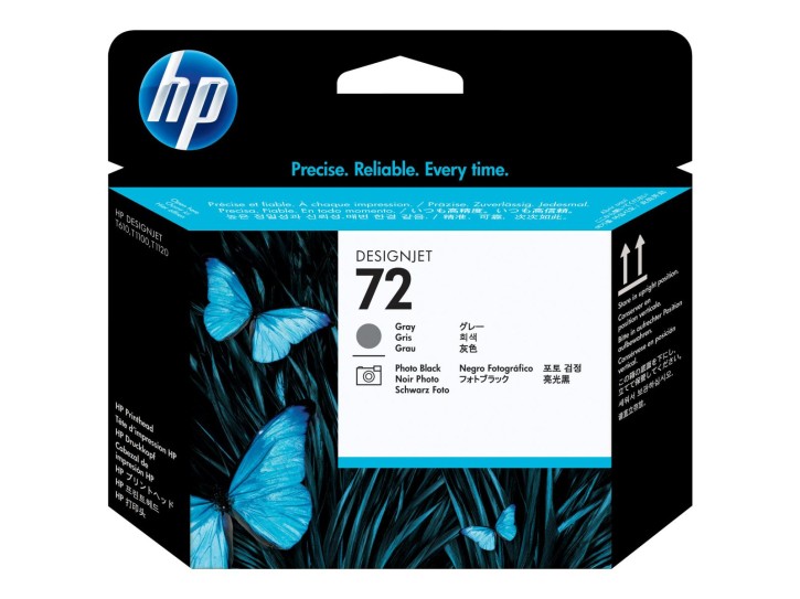 HP Original Druckkopf 72 grau und foto schwarz (C9380A)