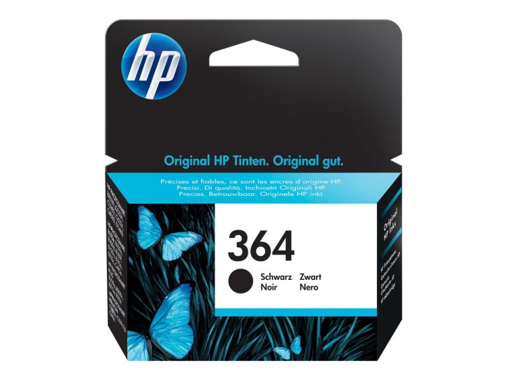 HP Original Tintenpatrone 364 schwarz (CB316EE) 250 Seiten