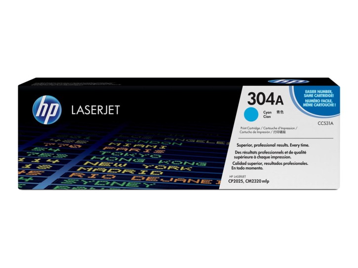 HP Original Toner 304A cyan (CC531A) 2.800 Seiten
