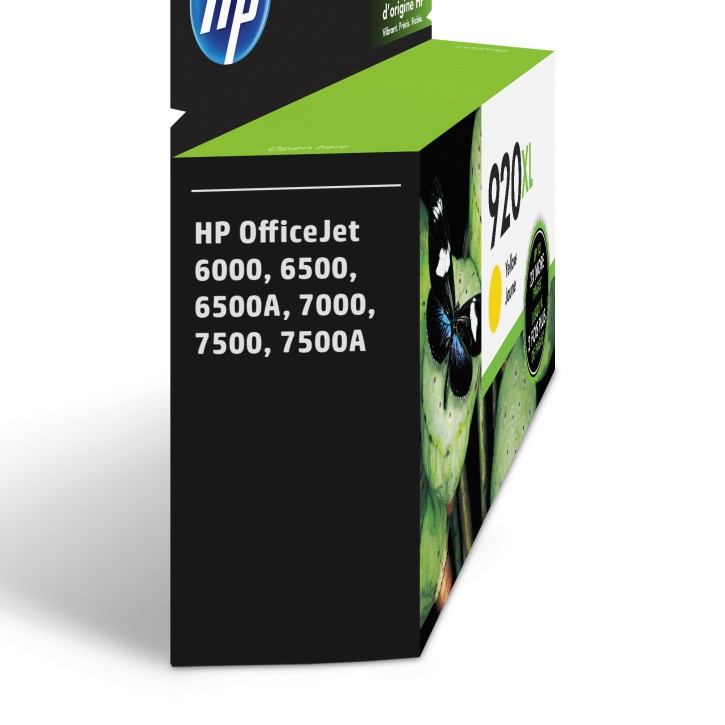 HP Original Tintenpatrone 920XL gelb (CD974A) 700 Seiten