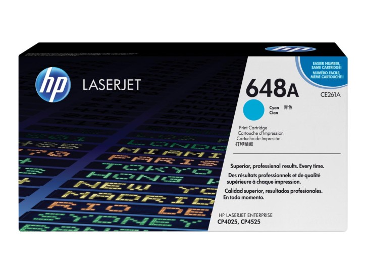 HP Original Toner 648A cyan (CE261A) 11.000 Seiten