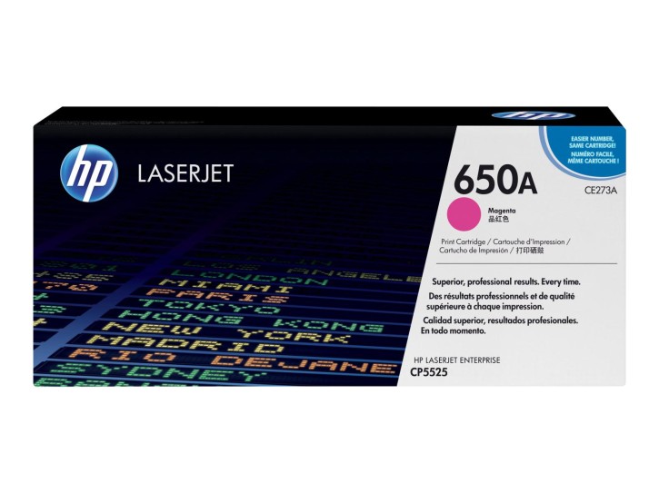 HP Original Toner 650A magenta (CE273A) für 15.000 Seiten