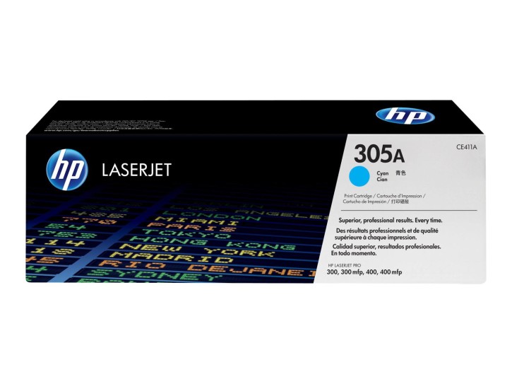 HP Original Toner 305A cyan (CE411A) 2.600 Seiten