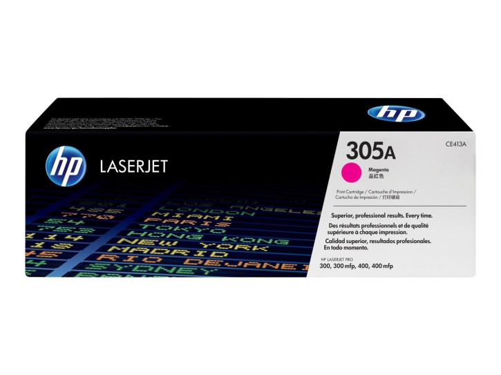 HP Original Toner 305A magenta (CE413A) 2.600 Seiten