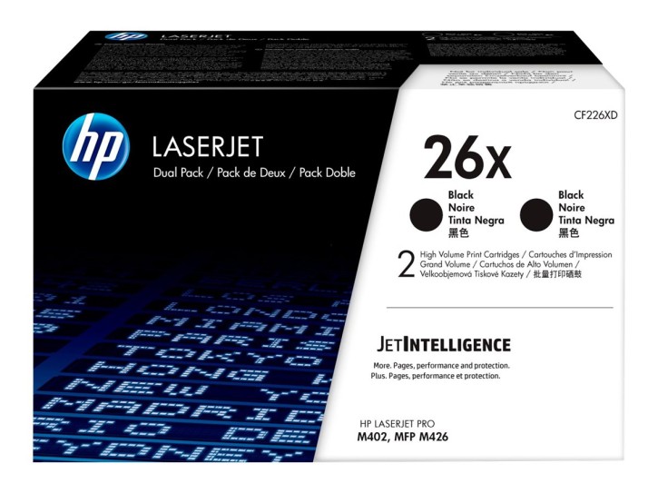 HP Original Toner 26X schwarz (CF226XD) Doppelpack