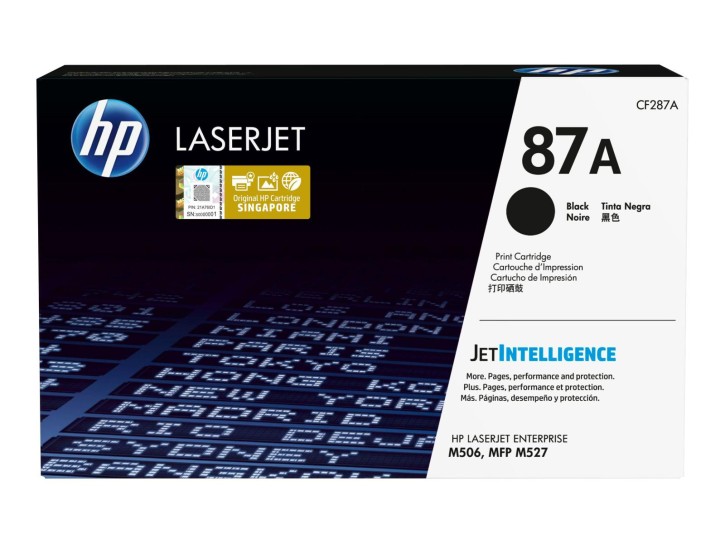 HP Original Toner 87A schwarz (CF287A) für 9.000 Seiten