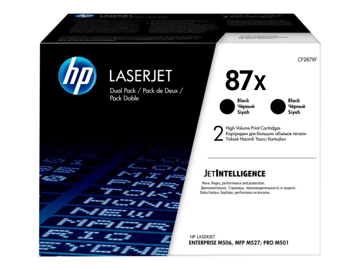 HP Original Toner 87X schwarz (CF287XD) 36.000 Seiten Doppelpack