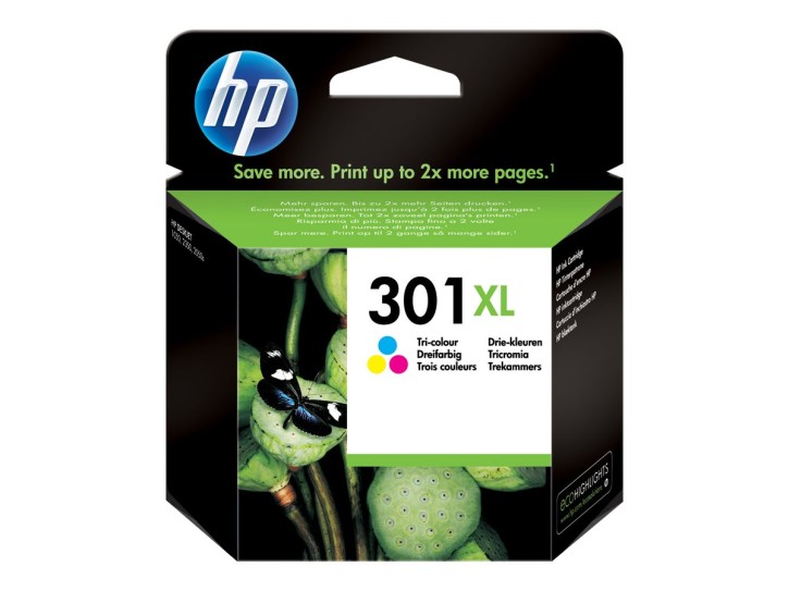 HP Original Tintenpatrone 301XL farbig (CH564EE) 330 Seiten