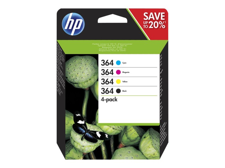 HP Original Tintenpatronen 364 Multipack 4 farbig