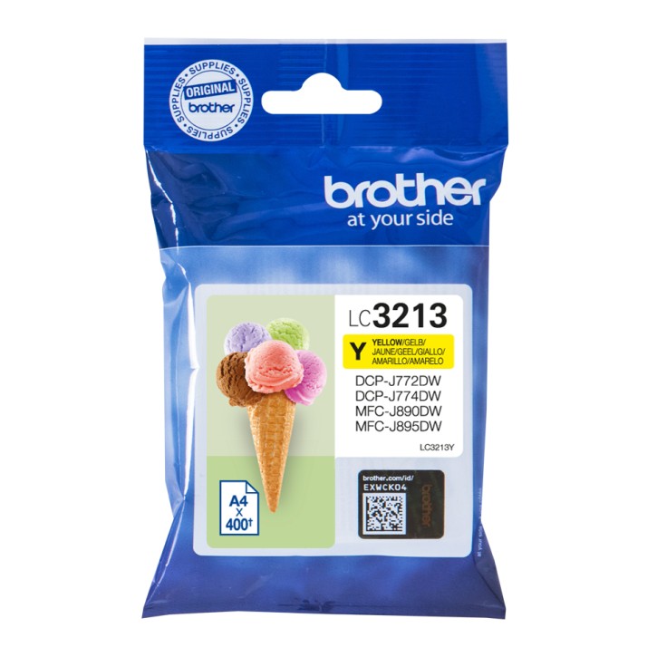 Brother Original Tintenpatrone Gelb (LC3213Y)